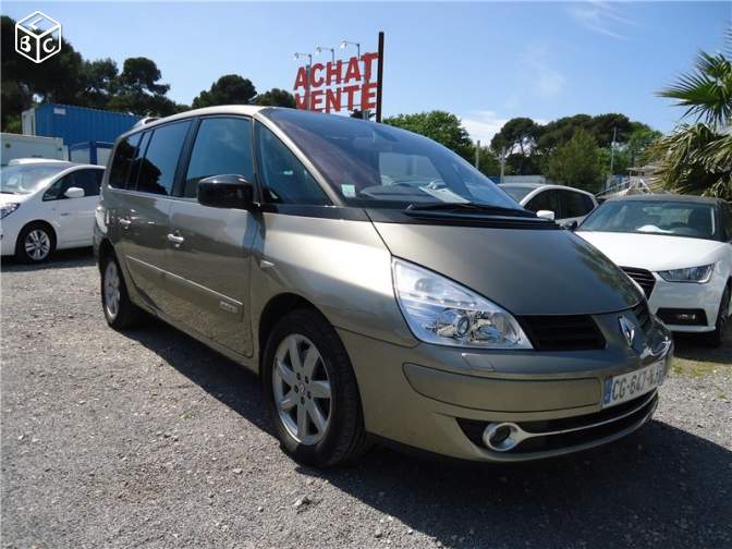 Left hand drive RENAULT GD ESPACE 2.0 DCI 150 7 SEATS FRENCH REG